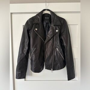 Madewell The Washed Leather Motorcycle Jacket